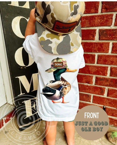 Personalized Duck Tee