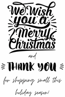 Christmas Thank You Stickers