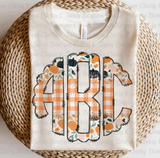 Checkered Pumpkin Tee