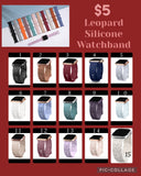 Leopard Silicone Watch Bands